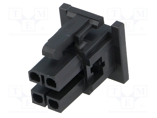 Plug; wire-wire/PCB; female; Mini-Fit TPA; 4.2mm; PIN: 4; for cable