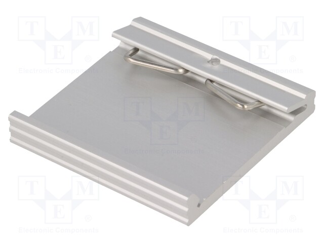 DIN rail mounting bracket; Mat: aluminium; 50mm; Rail: TS35