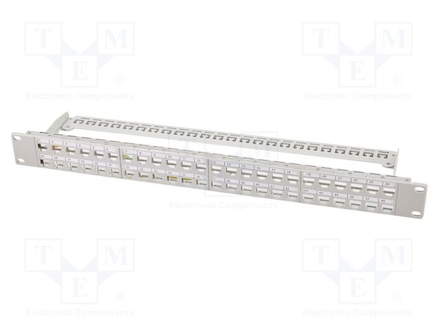 Connector: RJ45; patch panel