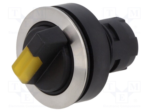 Switch: rotary; 22mm; Stabl.pos: 1; yes; IP65; Pos: 2; Cutout: Ø22.3mm