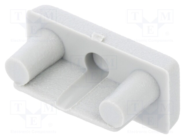 Cap for LED profiles; grey; ABS; Application: BEGTON12