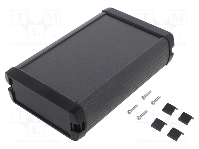 Enclosure: with panel; 50; X: 122mm; Y: 190mm; Z: 47mm; aluminium