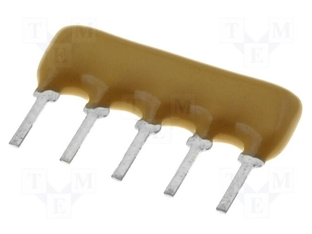 Resistor network: X; THT; 330Ω; ±2%; 0.2W; No.of resistors: 4; 100V