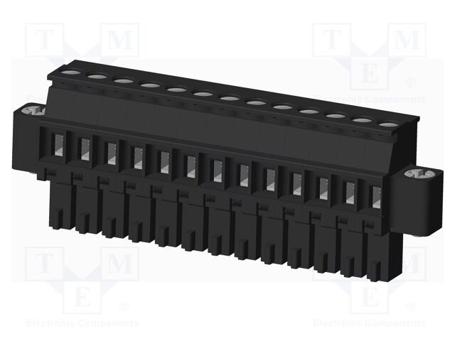 Connector: pluggable terminal block; plug; female; angled 90°