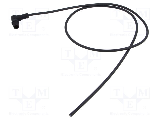 Connector: M12; plug; male; angled; Plating: gold-plated; cables