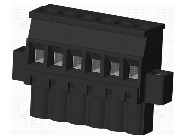 Connector: pluggable terminal block; plug; female; angled 90°