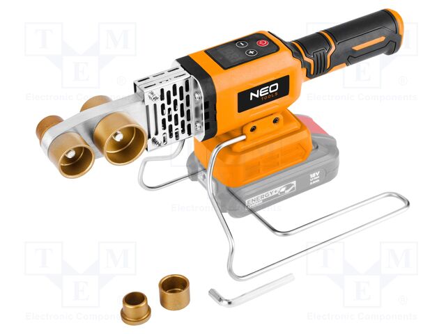 Welder; battery; for pipes; 300W; 18VDC; 230÷340°C