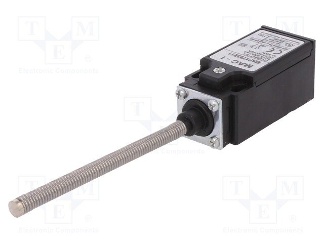 Limit switch; spring length 117mm; NO + NC; 10A; max.400VAC; IP65