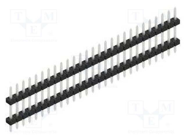 Connector: pin strips; pin header; male; PIN: 27; 2mm; THT; 1x27