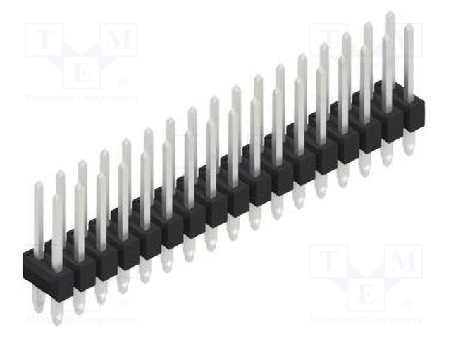 Connector: pin strips; pin header; male; PIN: 34; 2.54mm; THT; 2x17