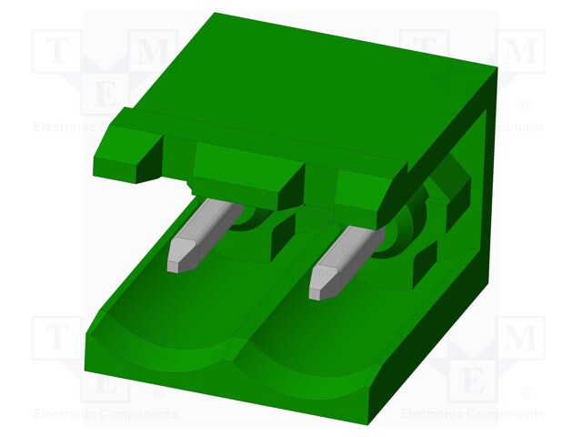 Connector: pluggable terminal block; socket; male; angled 90°