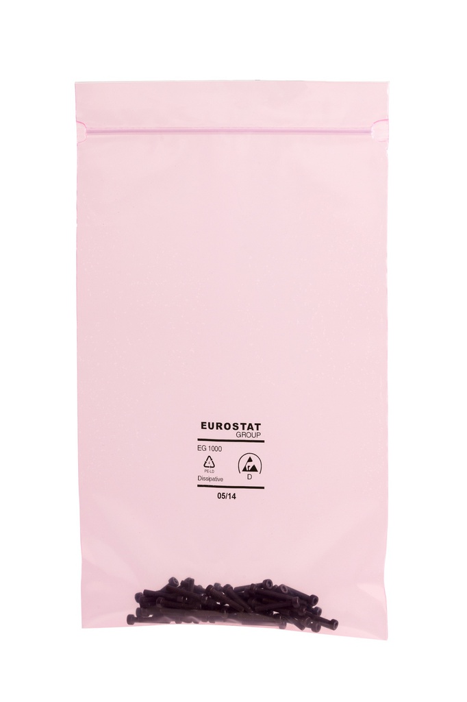 20-012-0508  Protection bag; ESD; 127x203mm; Thk: 90um; Closing: self-seal