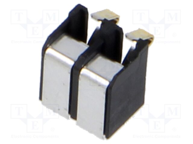 Connector: battery; SMT; gold-plated; ways: 2; 2.5mm