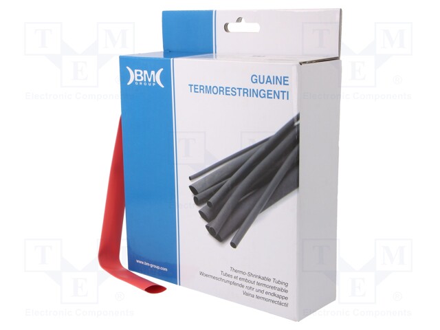 Heat shrink sleeve; glueless; 2: 1; 12.7mm; L: 6m; polyolefine