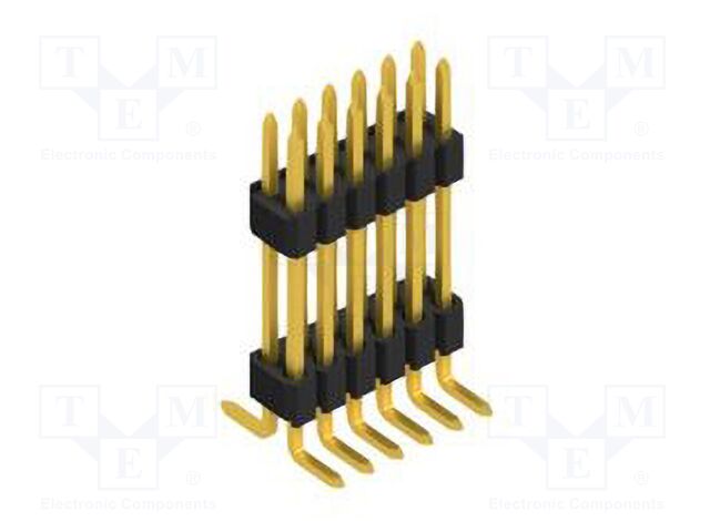 Connector: pin strips; pin header; male; PIN: 12; 1.27mm; SMT; 2x6