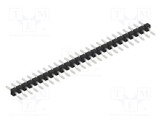 Connector: pin strips; pin header; male; PIN: 26; 2.54mm; SMT; 1x26