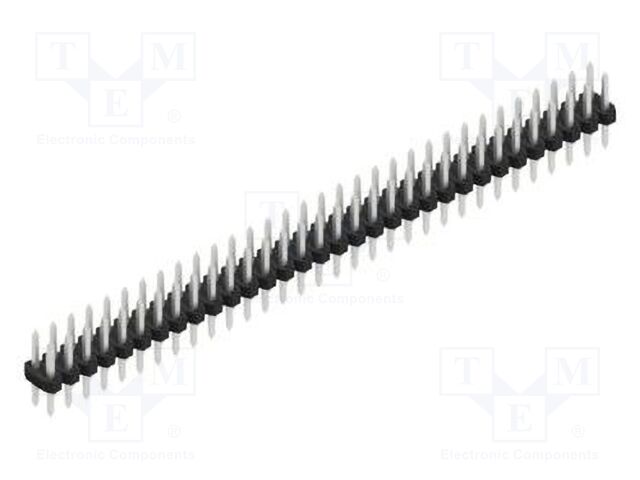Connector: pin strips; pin header; male; PIN: 64; 2mm; THT; 2x32