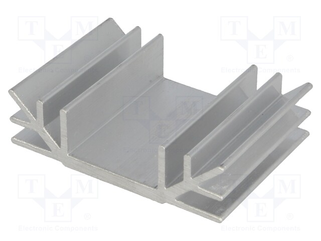 Heatsink: extruded; U; L: 50mm; W: 70mm; H: 19mm; aluminium