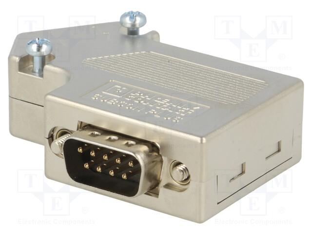 D-Sub; PIN: 9; Profibus; angled 55°; screw terminal; for cable