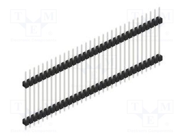 Connector: pin strips; pin header; male; PIN: 32; 2.54mm; THT; 1x32