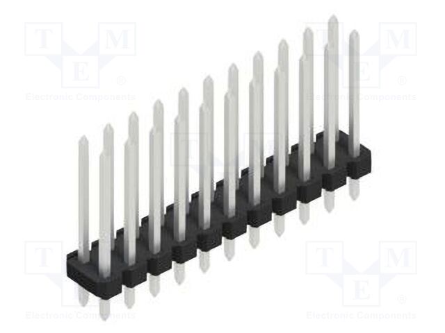 Connector: pin strips; pin header; male; PIN: 22; 2.54mm; THT; 2x11