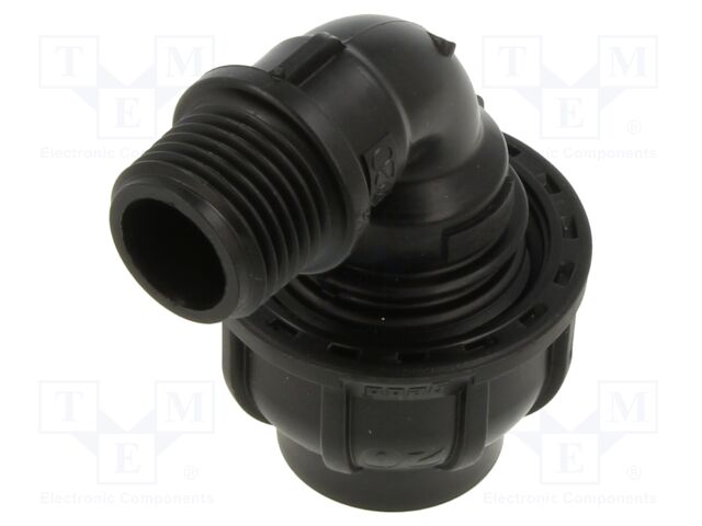 Splice terminal: clamping; Thread: G 1/2" external; 20mm; Plast