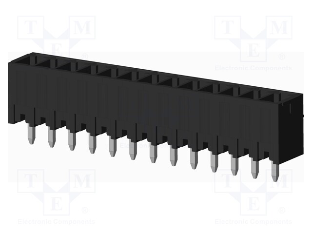 Connector: pluggable terminal block; socket; male; on PCBs