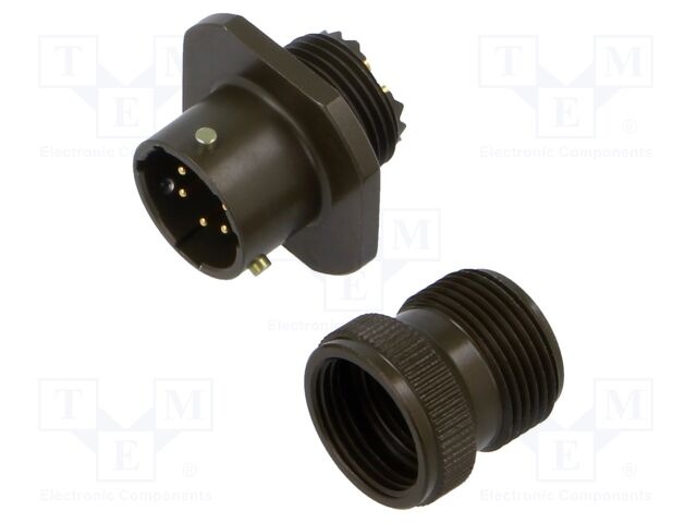 Connector: circular; plug; PT/451