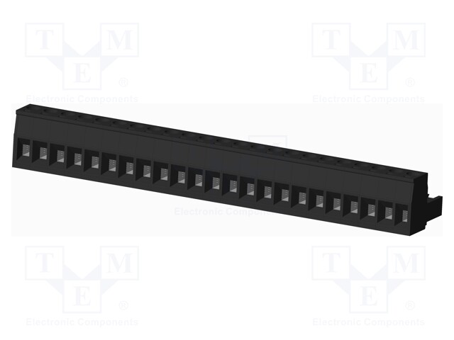 Connector: pluggable terminal block; plug; female; straight; 5mm