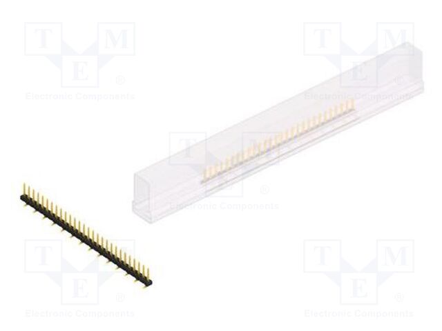 Connector: pin strips; pin header; male; PIN: 28; 2mm; SMT; 1x28