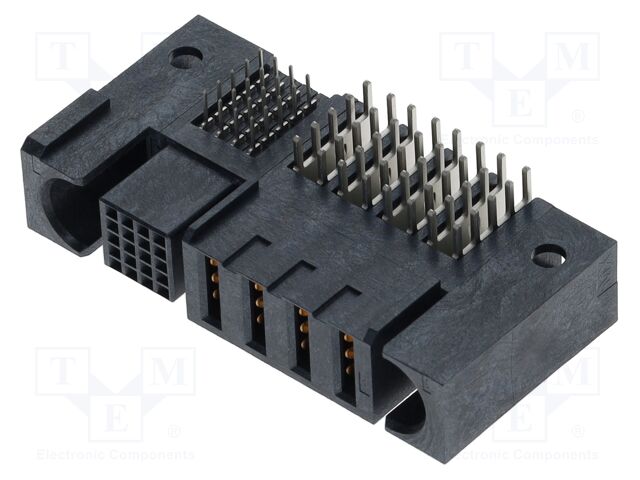 Connector: PCB to PCB; angled; female