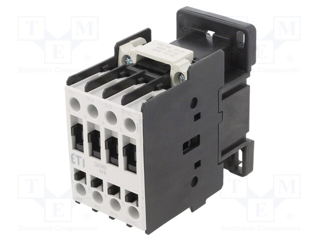 Contactor: 3-pole; NO x3; Auxiliary contacts: NC; 400VAC; 9A; CEM