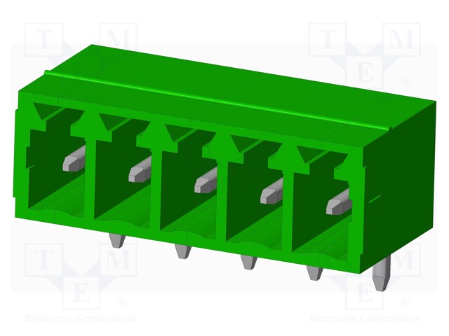 Connector: pluggable terminal block; socket; male; angled 90°