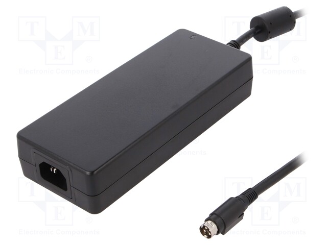 Power supply: switched-mode; 15VDC; 9.6A; 144W; Case: desktop; 91%