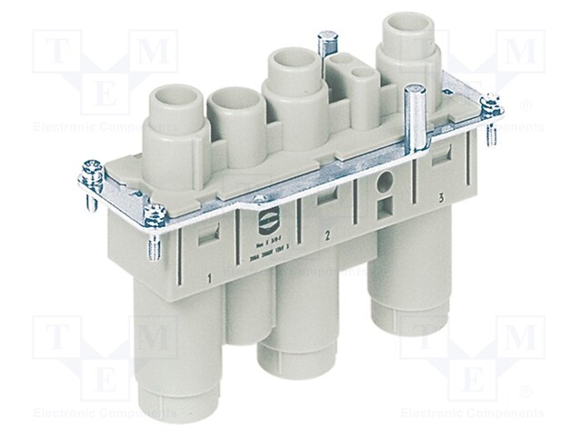 Han K 3/0 Pos. Female Insert Screw Term.