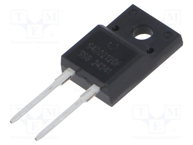 Diode: Schottky rectifying; SiC; THT; 1.2kV; 2A; ITO220AC; 26W; tube