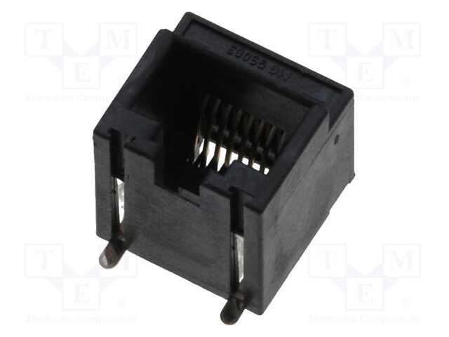 Socket; RJ45; PIN: 8; unshielded