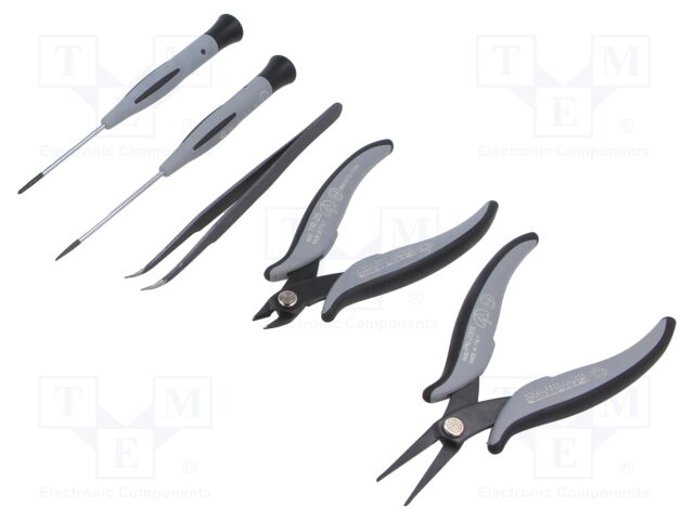 Kit: general purpose; ESD; bag; 5pcs.