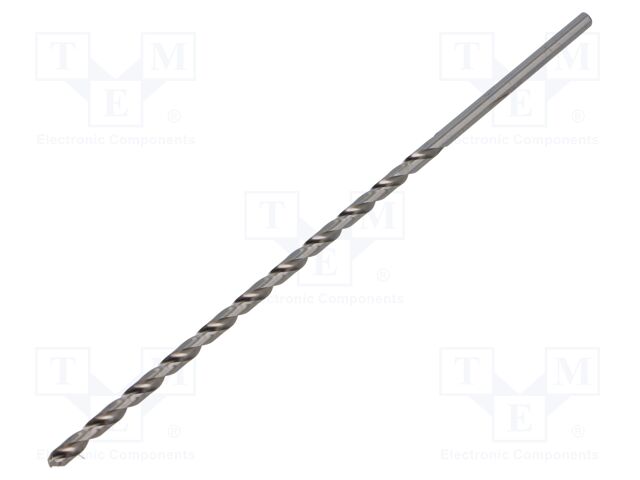 Drill bit; for metal; Ø: 4mm; L: 175mm; high speed steel
