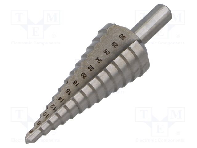 Drill bit; step,conical,multistep; Ø: 6÷30mm