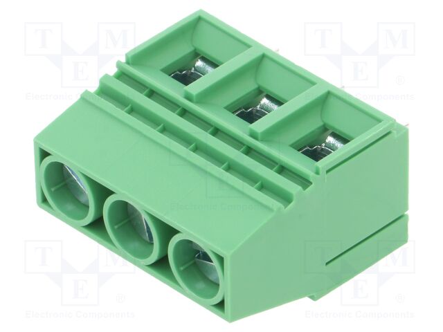 Connector: PCB terminal block; VP; 65A; 300V; PIN: 3; on PCBs