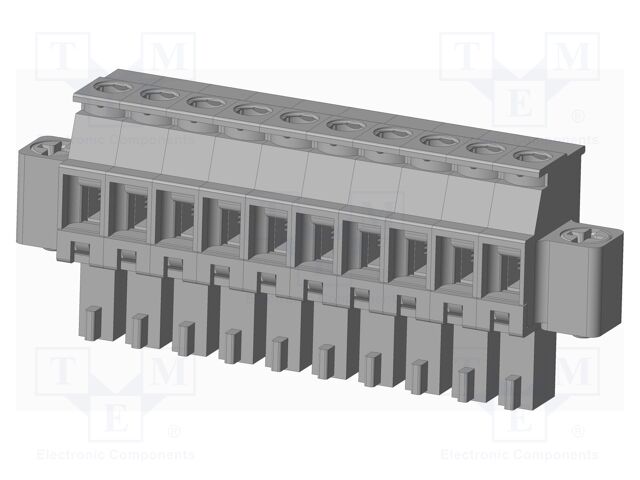Connector: pluggable terminal block; plug; female; angled 90°