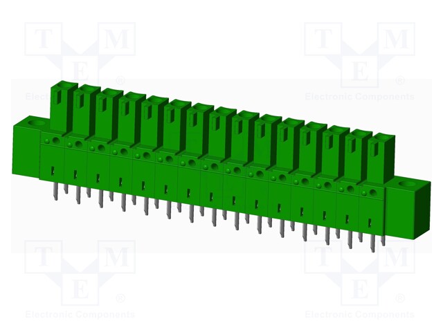 Connector: pluggable terminal block; socket; female; straight