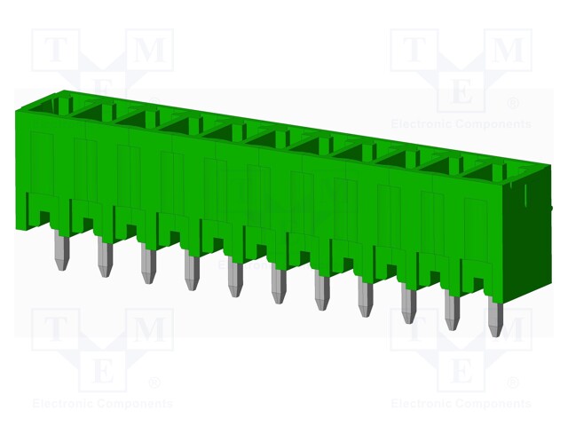 Connector: pluggable terminal block; socket; male; straight; THT