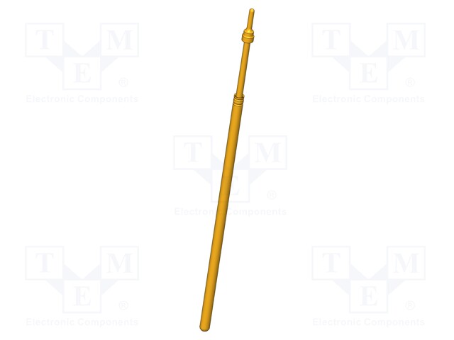 Needle-like test probe; Operational spring compression: 4.3mm