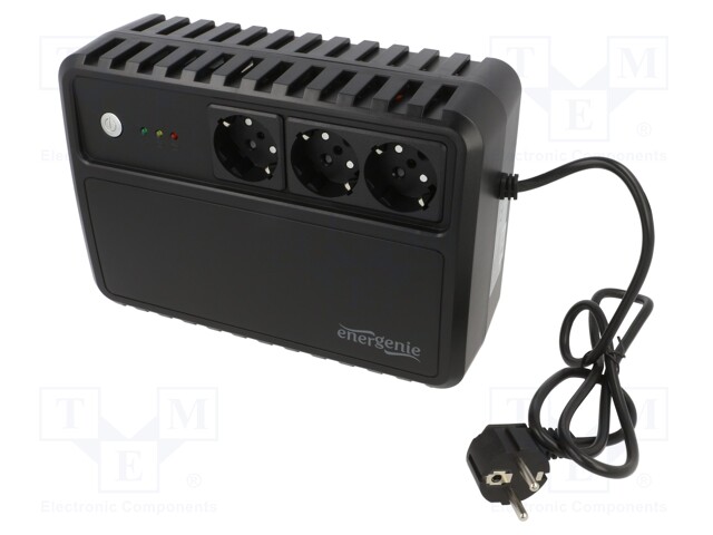 Power supply: UPS; with strip; 175x255x93mm; 480W; 800VA; 5.2kg