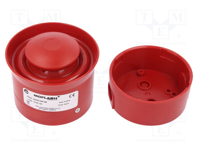 Signaller: sound; siren; 10÷30VDC; 95dB(d=1m); Series: AE40M; IP54