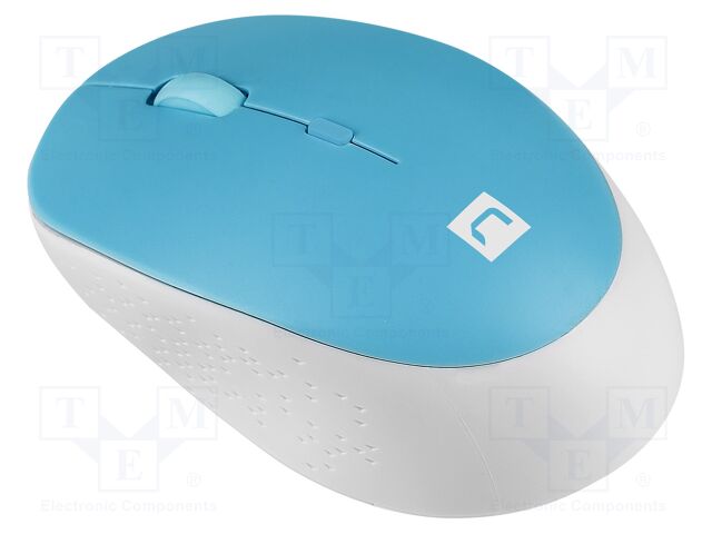 Optical mouse; white,blue; wireless,Bluetooth 5.1; No.of butt: 4