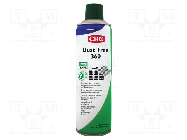 Compressed air; spray; can; transparent; 0.125l; Dust Free