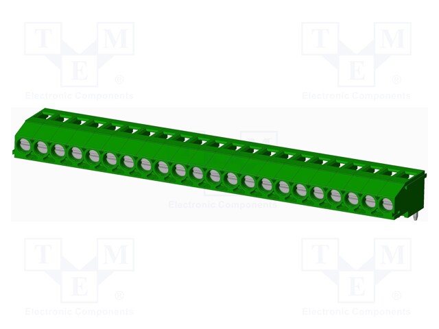Connector: PCB terminal block; terminal; Plating: tinned; on PCBs